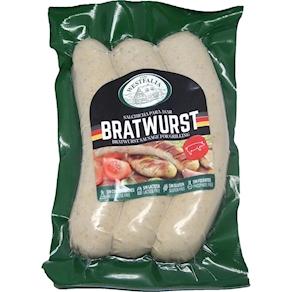 Salchichas Bratwurst - 3 unidades - 270 gr total