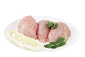 Filete de Contramuslo al Ajillo, (150 gr. aprox. )