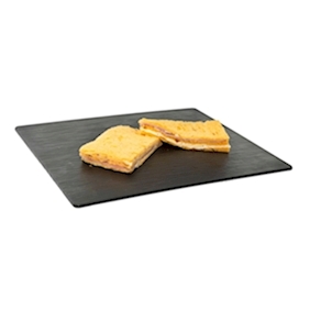 Sandwich triple de pan de miga de zanahoria con lacon de pavo y queso brie (unidad), 70 gramos