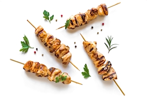Brocheta de Pollo, (125 gr aprox.)